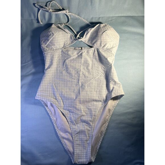 Victoria's Secret Other - Victoria's Secret One-Piece Blue Gingham Swimsuit